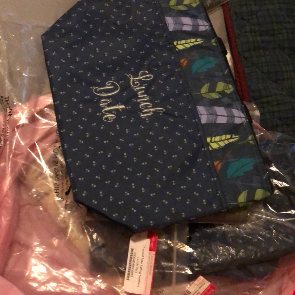 Thirty~One Lunch Box Thermal (feathers)